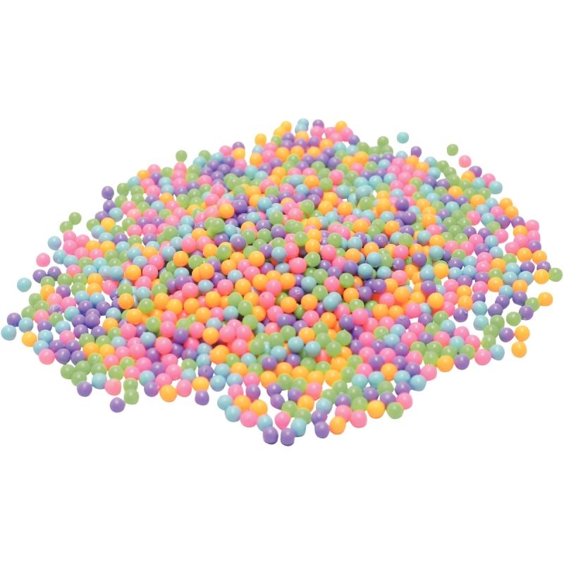 Sachet de 5000 aqua perles diamètre 5mm coloris fluo assortis