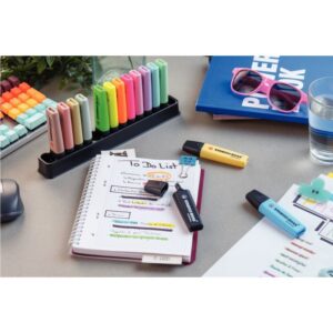 Set de bureau 15 surligneurs Boss assortis