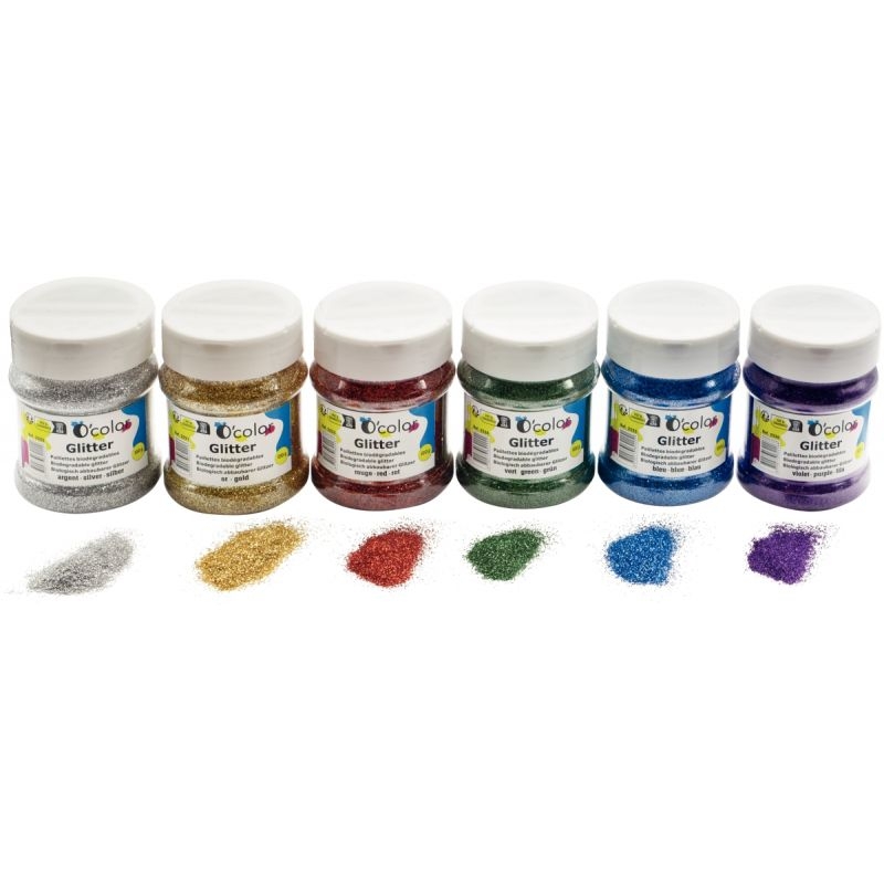 Shaker de paillettes biodégradables 100grammes coloris vert