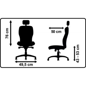 Siège de bureau MTGA220-700 noir