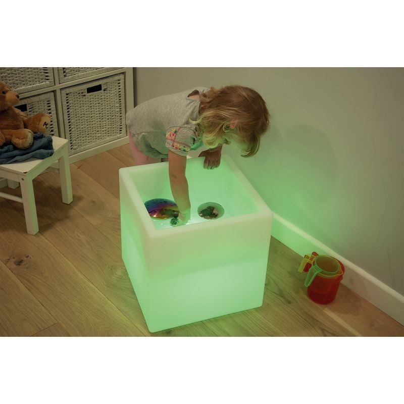 Table lumineuse carrée