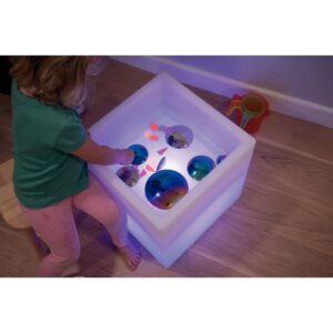 Table lumineuse carrée