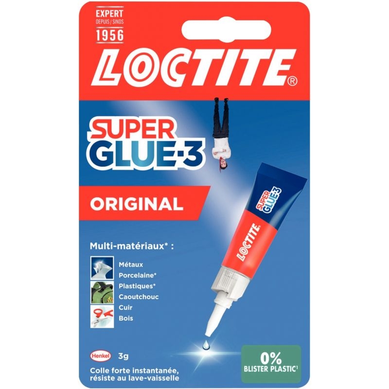 Tube de colle 3g Superglue3