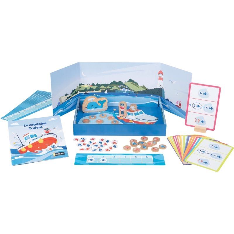 Atelier DIORAMATHS, résolution de problèmes avec le capitaine Trident