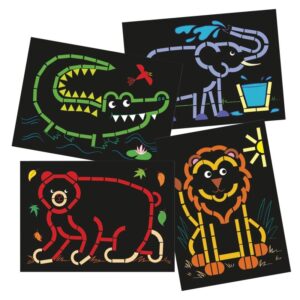 Ateliers gommettes animaux sauvages