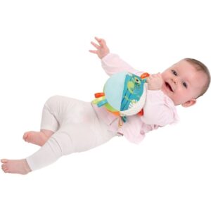 Balle d’éveil en tissu, le caméléon