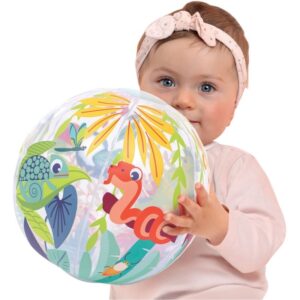 Ballon gonflable transparent, la jungle