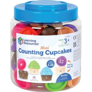 Baril mini cupcakes de 1 à 20