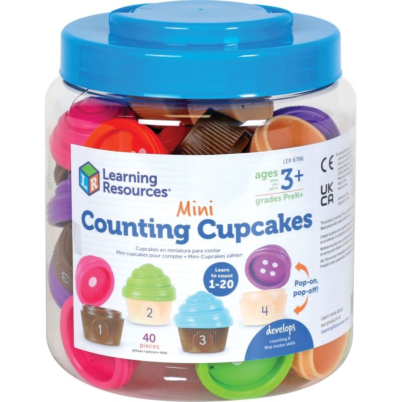 Baril mini cupcakes de 1 à 20