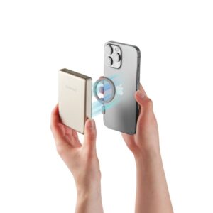 Batterie de secours magnétique Intenso 10000 mAh champagne