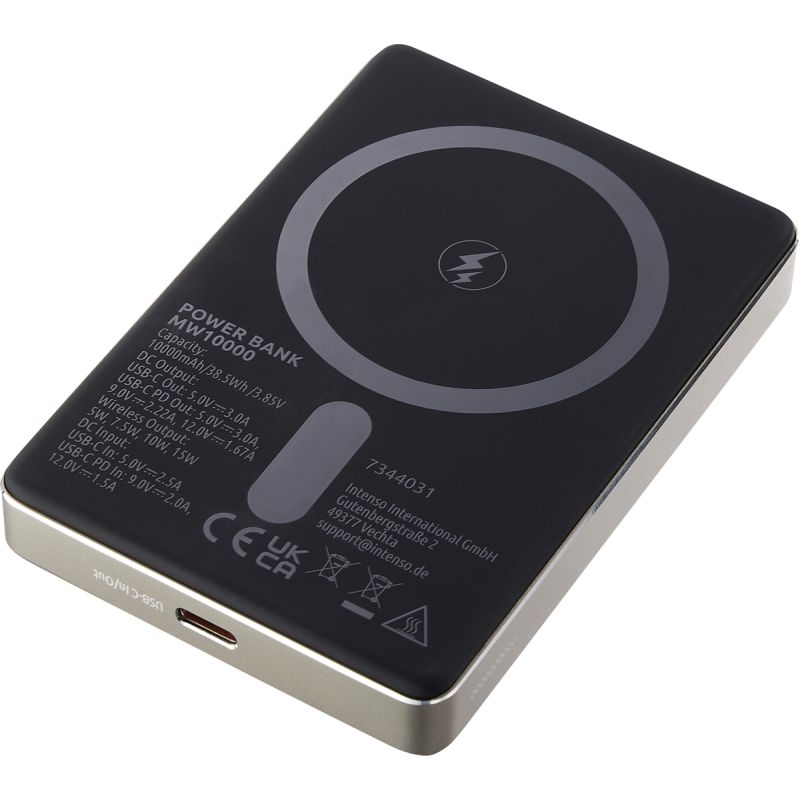 Batterie de secours magnétique Intenso 10000 mAh champagne