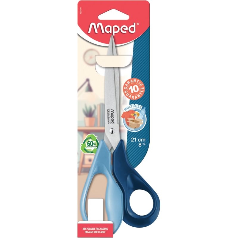 Blister ciseaux ADVANCED droitier 21cm