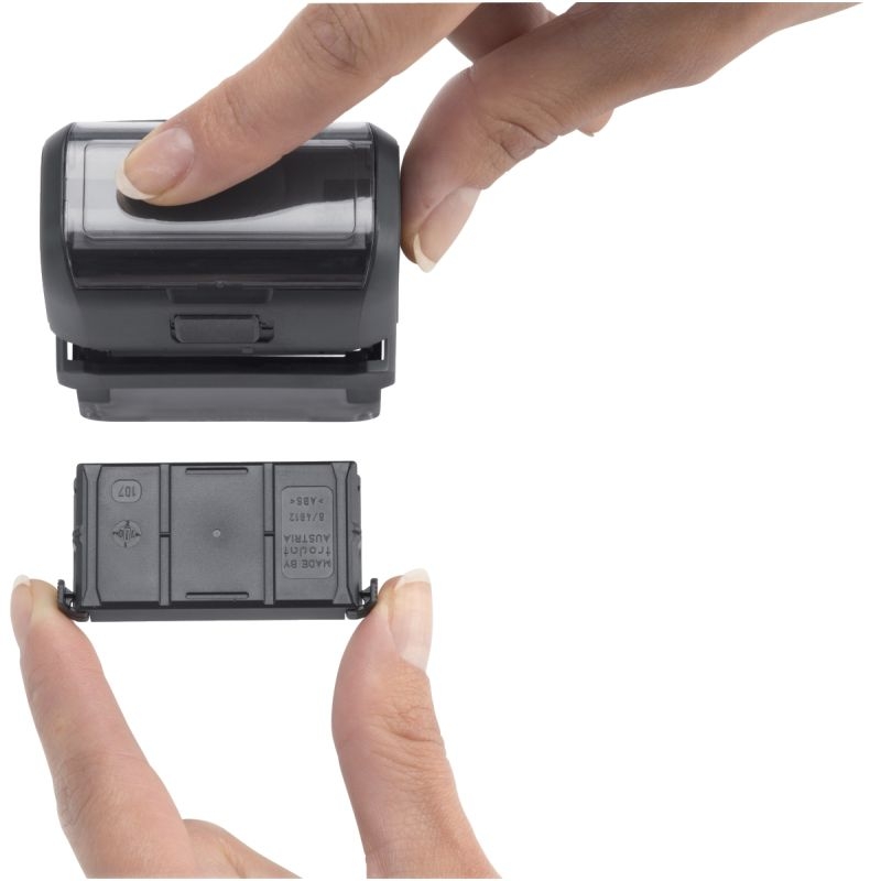 Blister de 2 cassettes 6/4910 encre noir