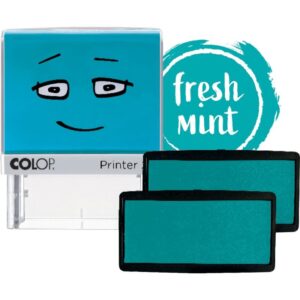 Blister de 2 cassettes d’encrage bleu