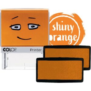 Blister de 2 cassettes d’encrage orange