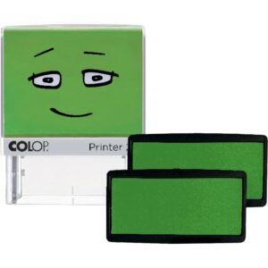 Blister de 2 cassettes d’encrage vert