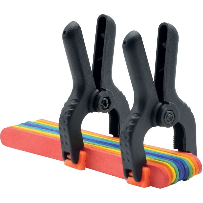 Blister de 20 pinces serre colle 65 mm