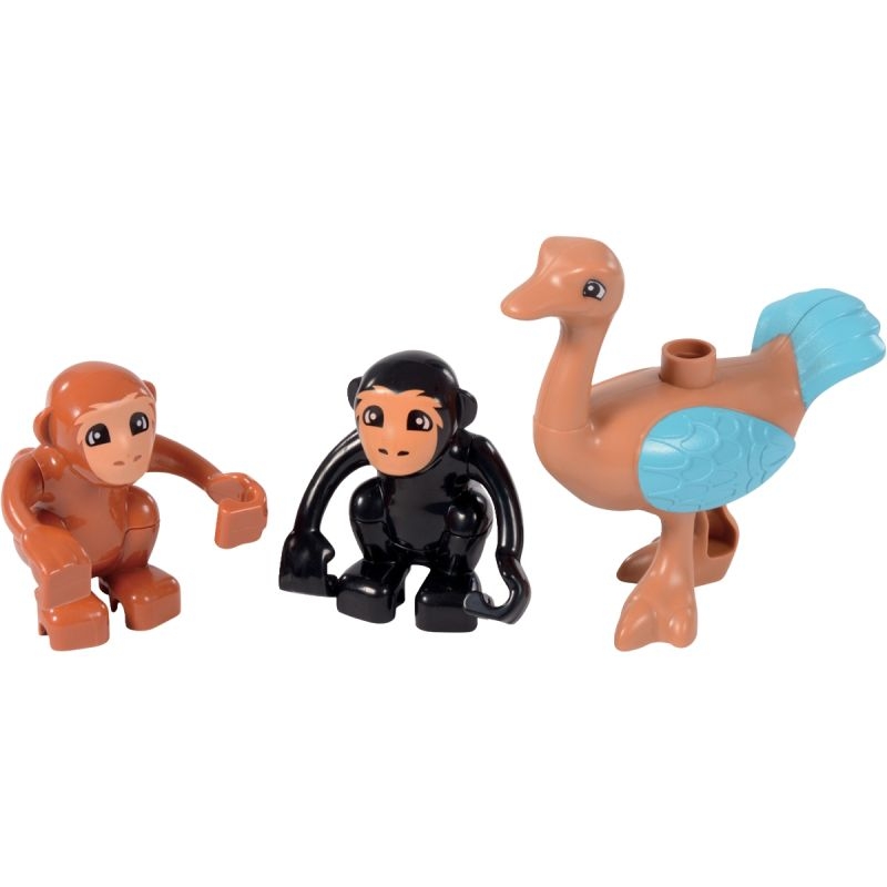 Boite d’animaux et de clôtures pour briques de construction, 100 pièces