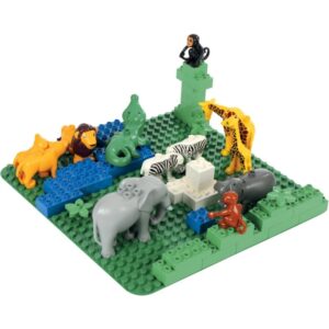 Boite d’animaux et de clôtures pour briques de construction, 100 pièces