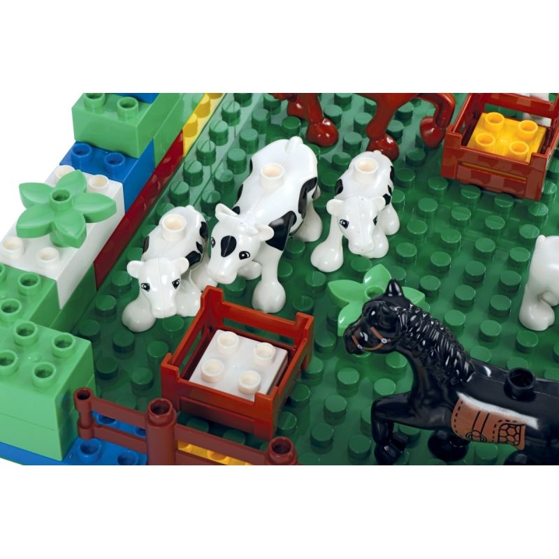 Boite d’animaux et de clôtures pour briques de construction, 100 pièces