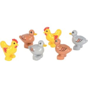 Boite d’animaux et de clôtures pour briques de construction, 100 pièces