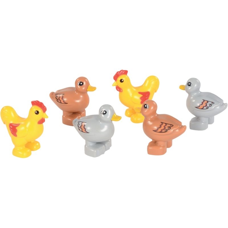 Boite d’animaux et de clôtures pour briques de construction, 100 pièces