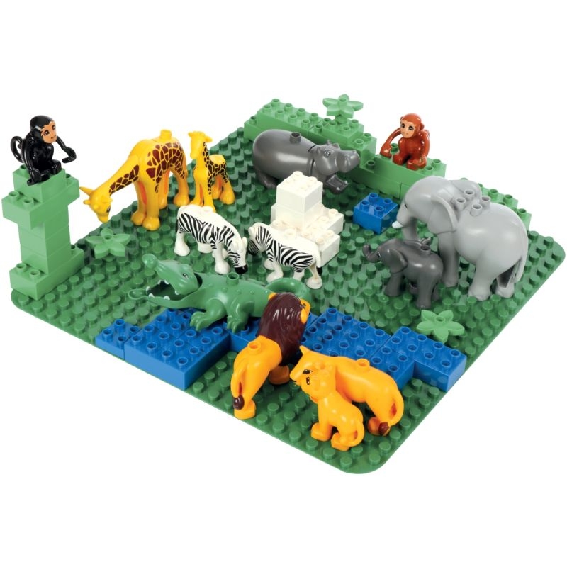 Boite d’animaux et de clôtures pour briques de construction, 100 pièces