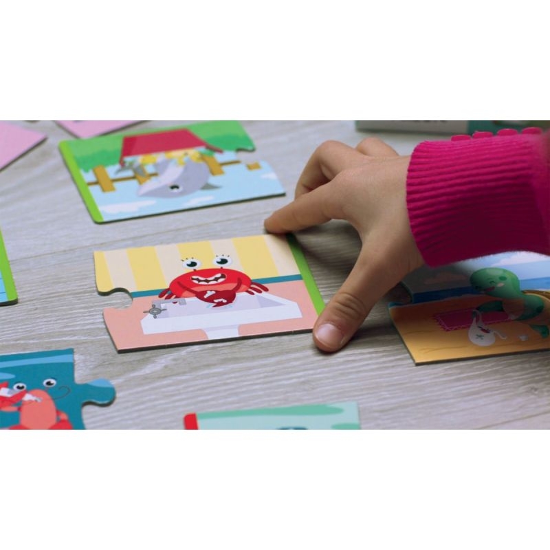 Boite de 12 puzzles duo, préserver l’eau