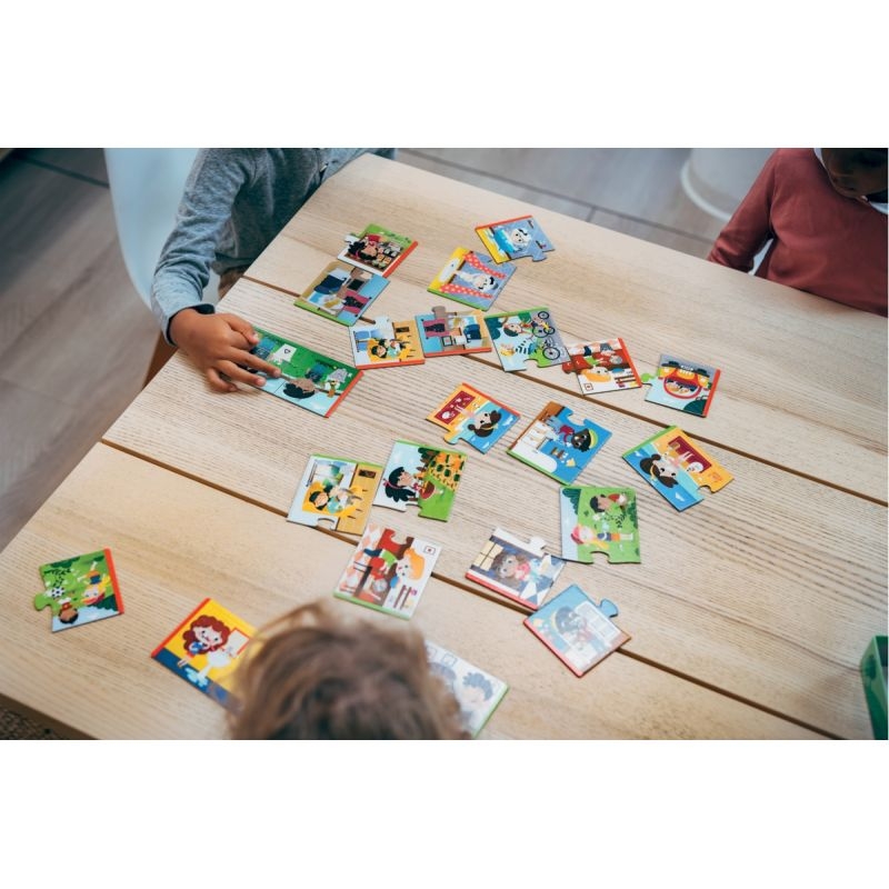 Boite de 12 puzzles duo, respecter la Terre