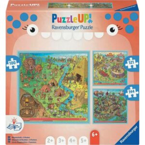 Boite de 3 puzzles UP progressifs, l’Histoire