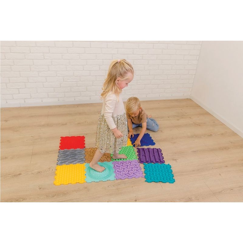 Boite de 6 dalles sensorielles 26x26cm n°1