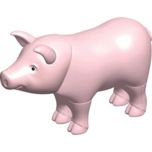 Boite de 7 mini puzzles 3D magnétiques, animaux de la ferme