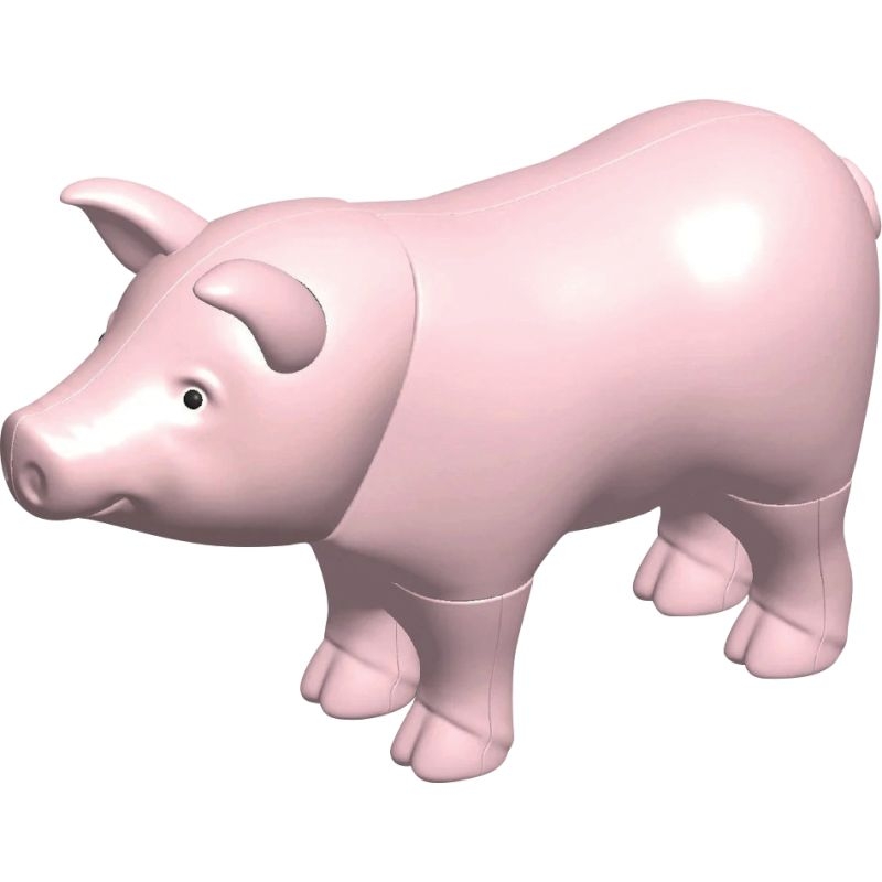 Boite de 7 mini puzzles 3D magnétiques, animaux de la ferme