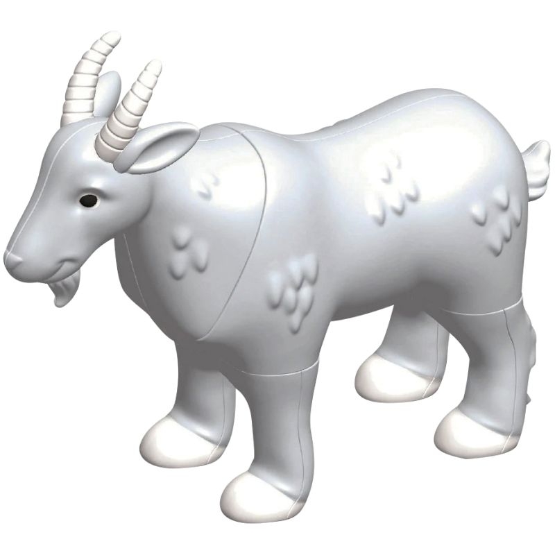 Boite de 7 mini puzzles 3D magnétiques, animaux de la ferme