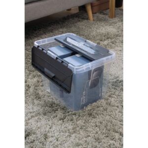 Boite de rangement ONYX 15L transparente