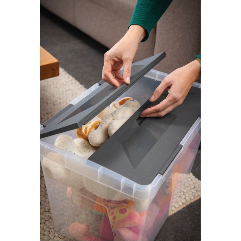 Boite de rangement ONYX 40L transparente