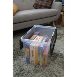 Boite de rangement ONYX 40L transparente