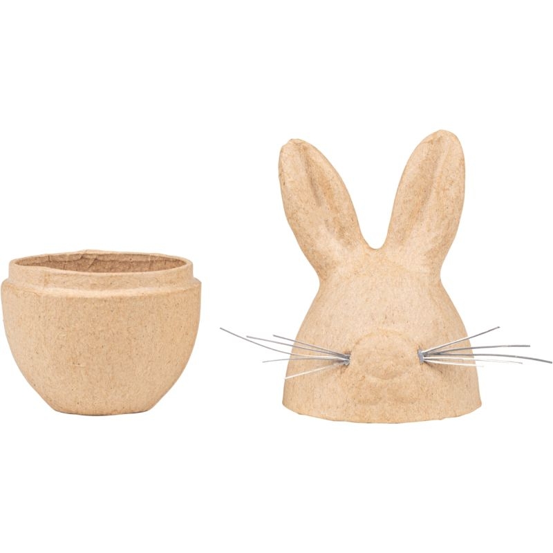 Boite oeuf pâques lapin en carton