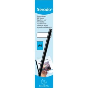Boîte de 20 baguettes à relier 297x15mm noir