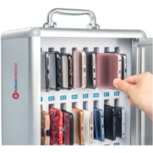 Boîte de Rangement Sécurisée pour 24 téléphones portable