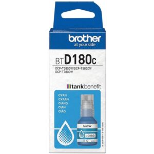 Brother BTD180 bouteille jet d’encre cyan authentique (BTD180C)