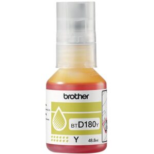 Brother BTD180 bouteille jet d’encre jaune authentique (BTD180J)