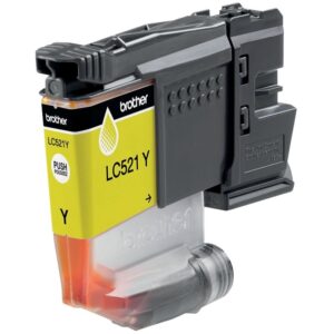 Brother CASQUE cartouche d’encre jaune authentique LC521Y