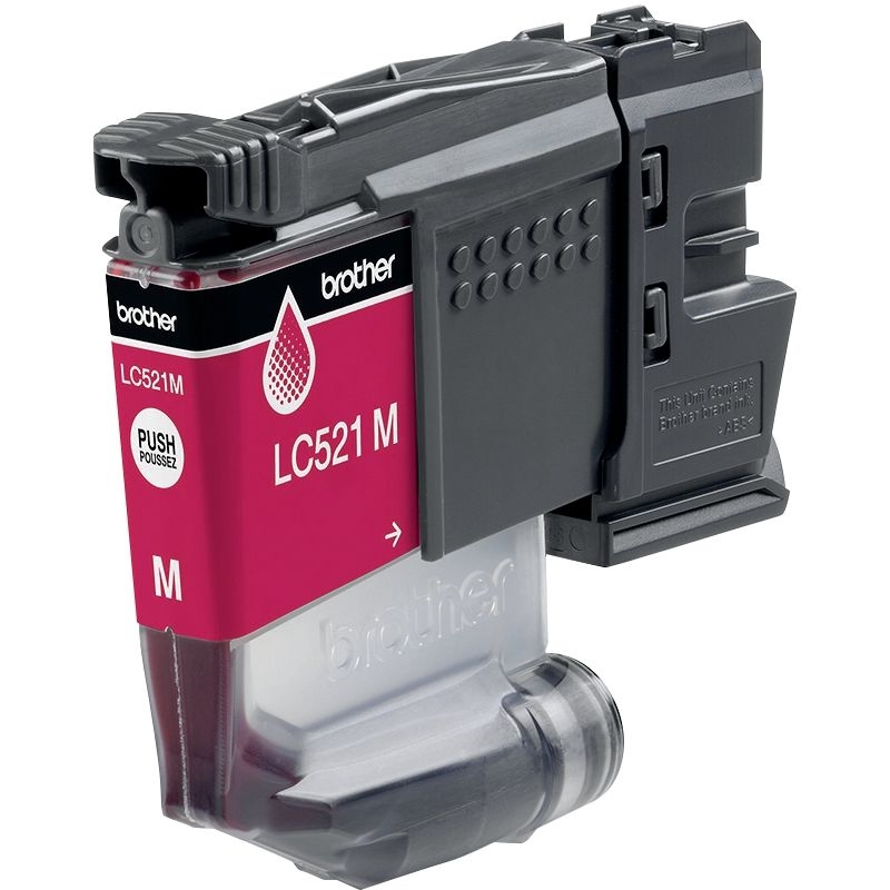 Brother CASQUE cartouche d’encre magenta authentique LC521M