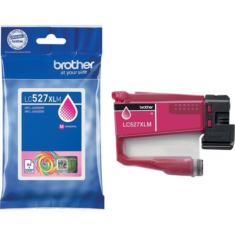 Brother SUCETTE cartouche d’encre magenta authentique LC527XLM