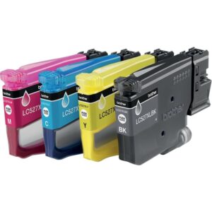 Brother SUCETTE  lot 4 cartouches encre noire, cyan, magenta, jaune authentique LC527XLVAL