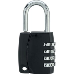Cadenas à combinaison 4 chiffres noir