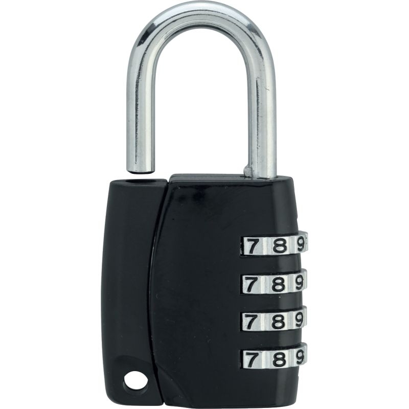 Cadenas à combinaison 4 chiffres noir