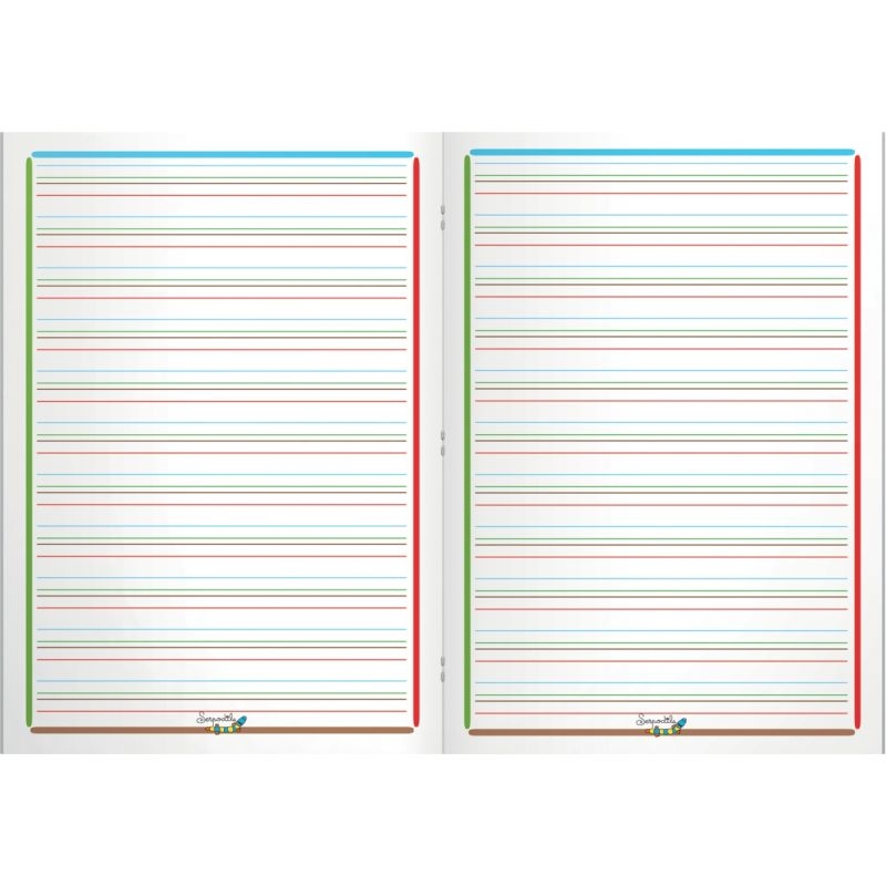 Cahier DYS format 24×32, 48 pages interligne 3 mm