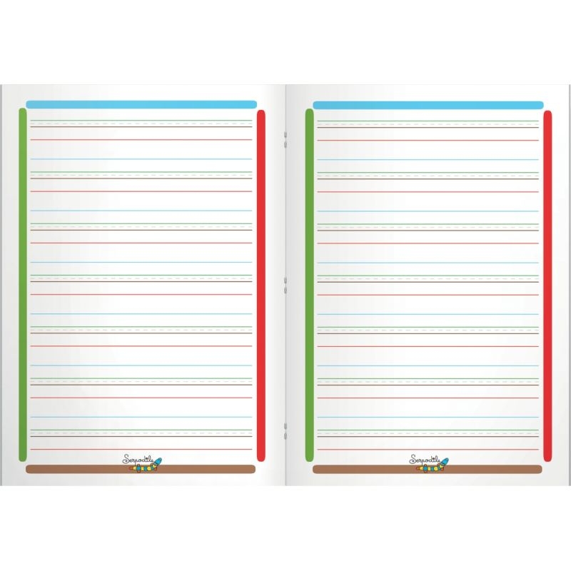 Cahier DYS format 24×32, 48 pages interligne 5 mm